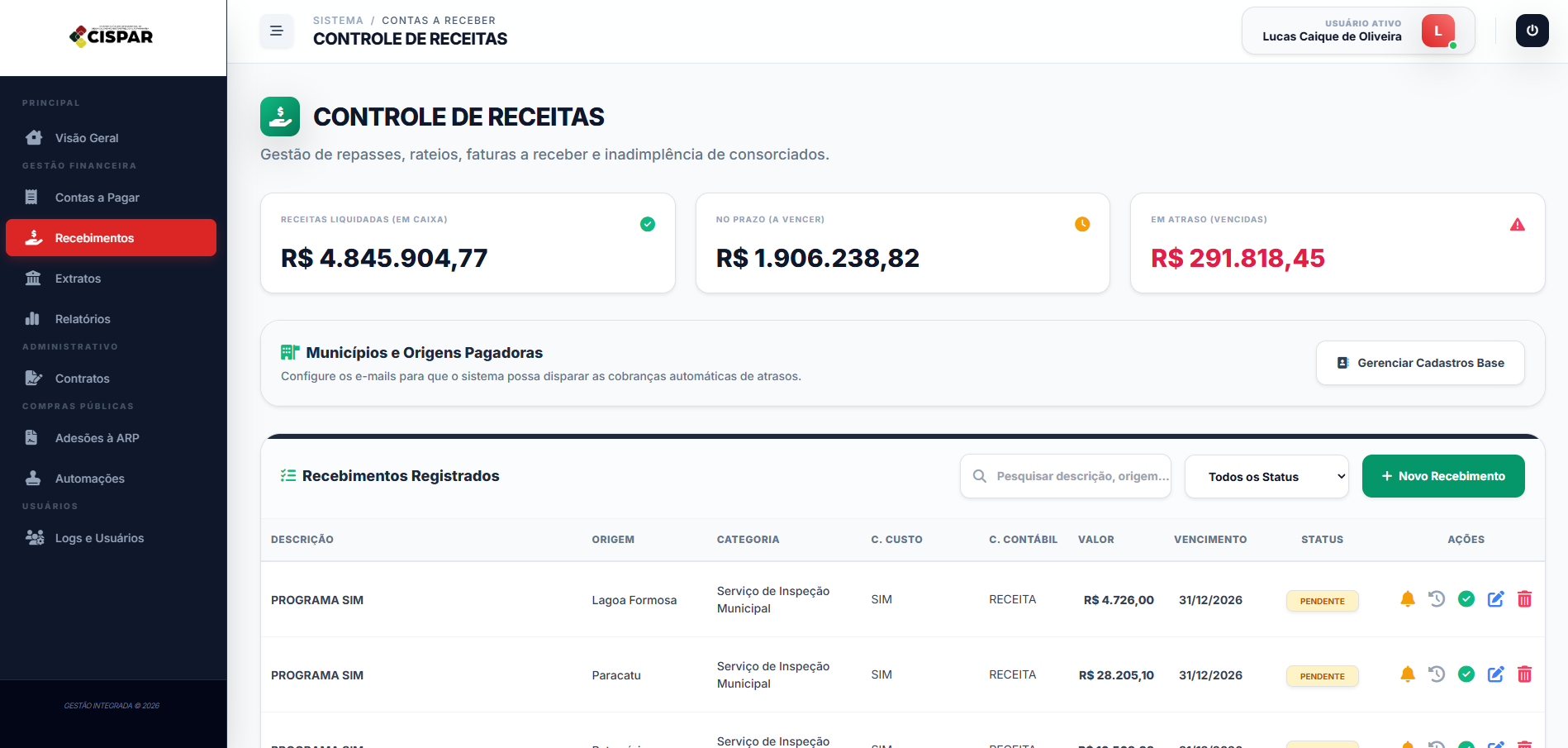 Tela do sistema 3